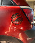 Island Pattern Petrol Lid Decal