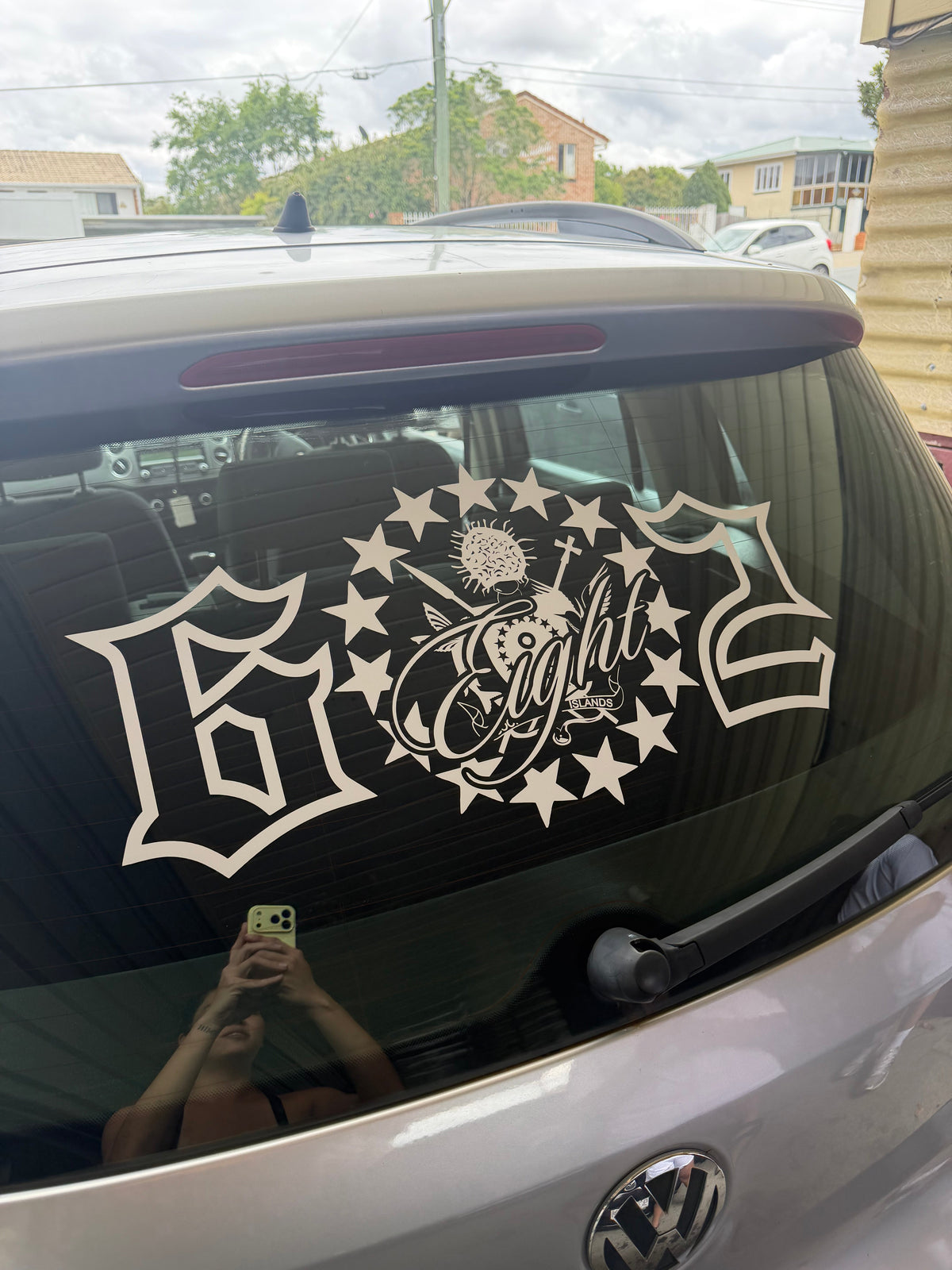 6 Eight 2 x Cook Island COA Signature Style Decal